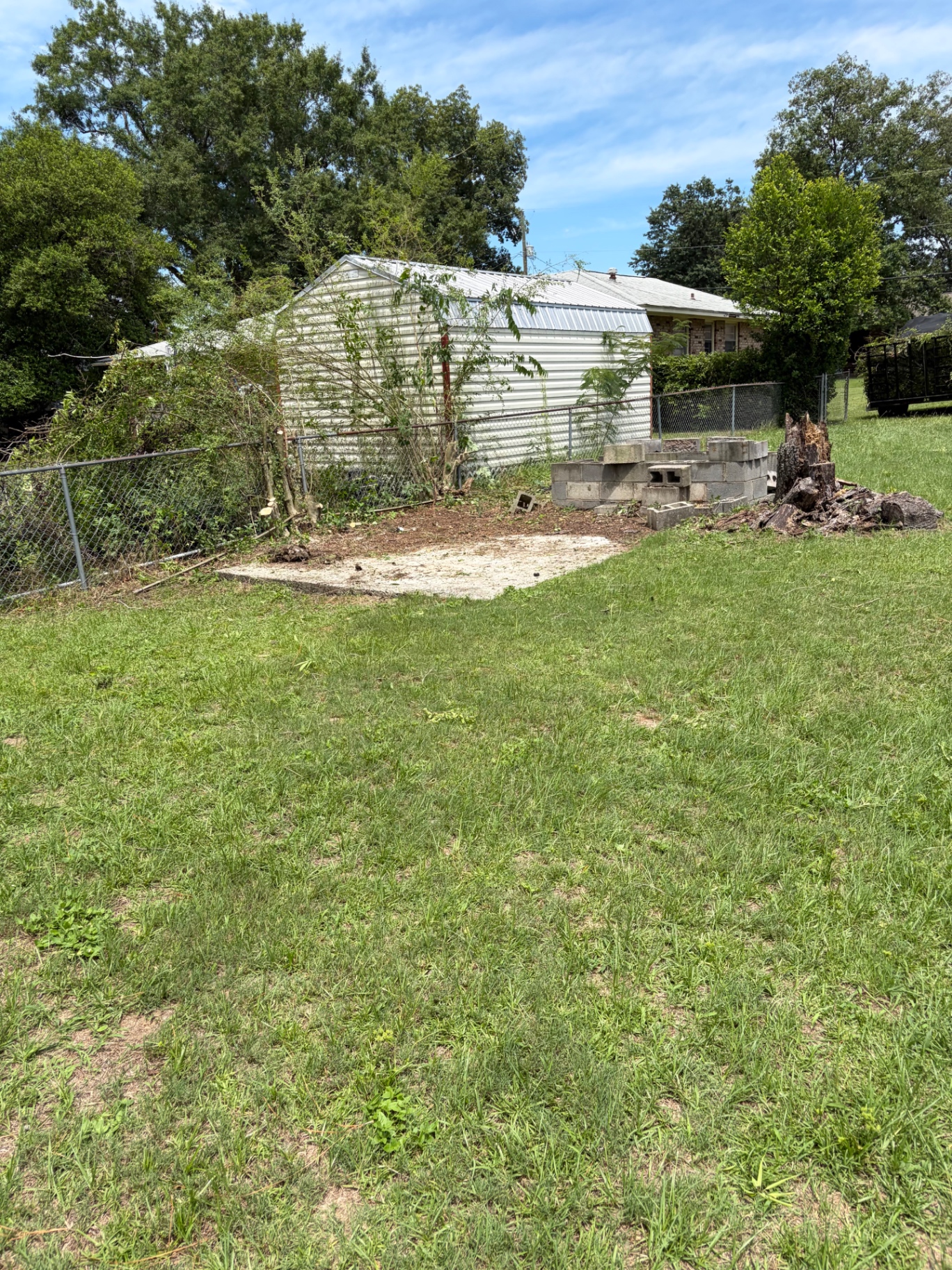 Tree after removal by RC Landscaping — job 3